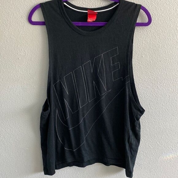 Nike- black muscle tee- Size small - Picture 1 of 4